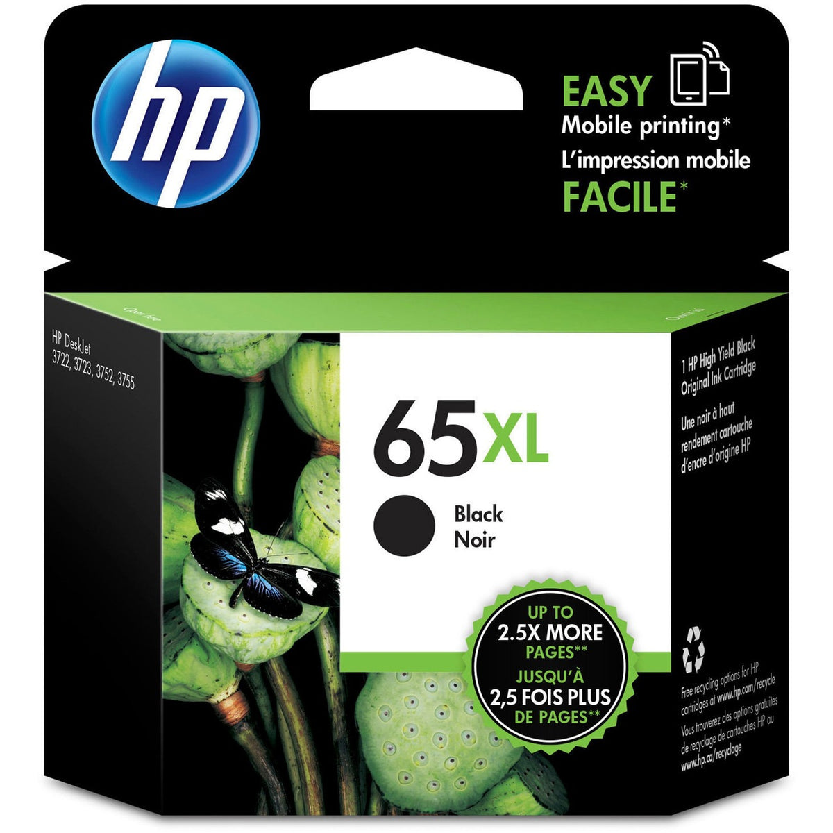 HP Crtdg Ij Hp 65Xl Bk