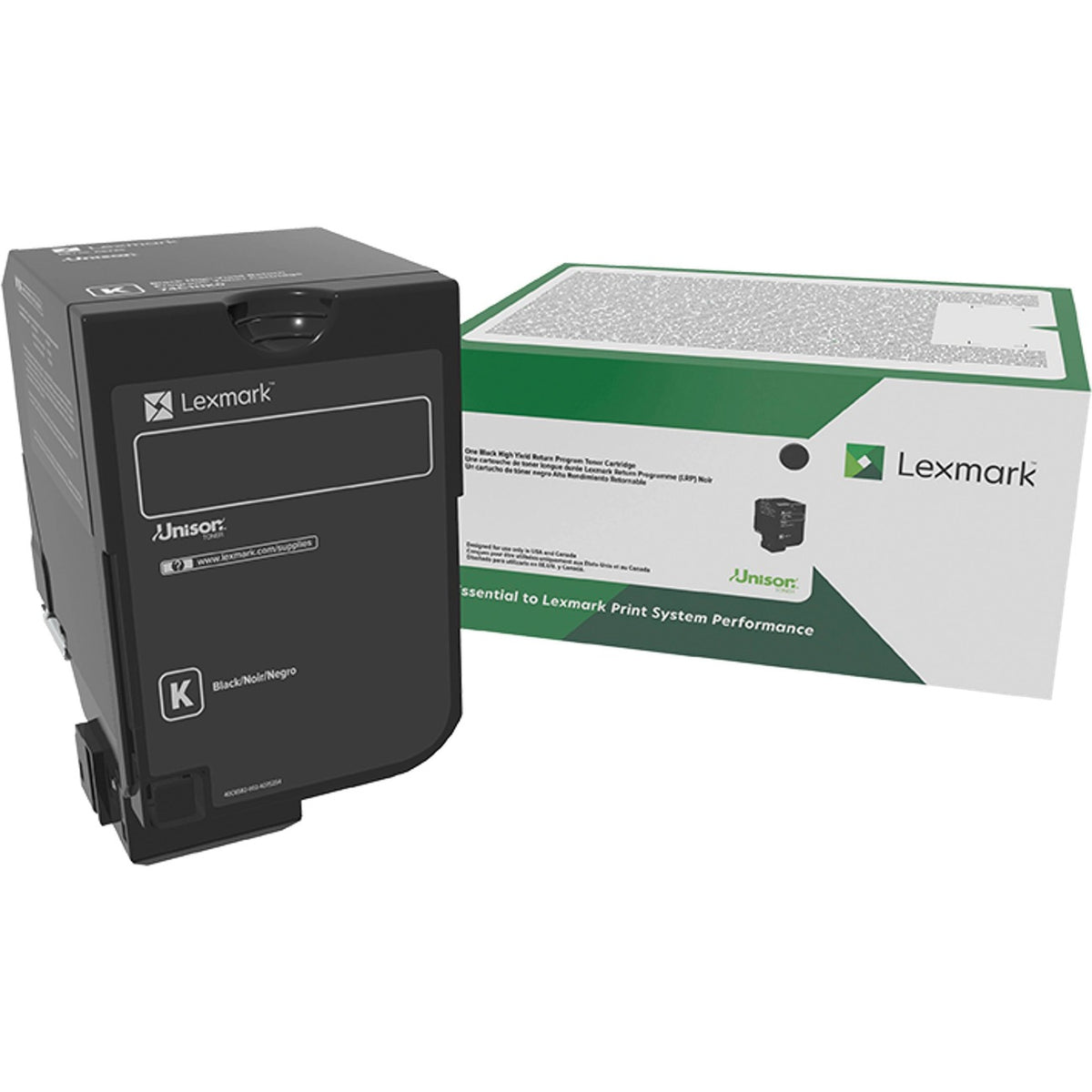 Lexmark Unison Original High Yield Laser Toner Cartridge - Black - 1 Each