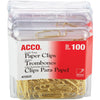 ACCO Clip Paper #2 Gold Tone