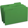 Business Source Folder File 1/3 Cut Lgl Gn