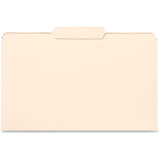 Business Source 1/3 Tab Cut Legal Recycled Top Tab File Folder