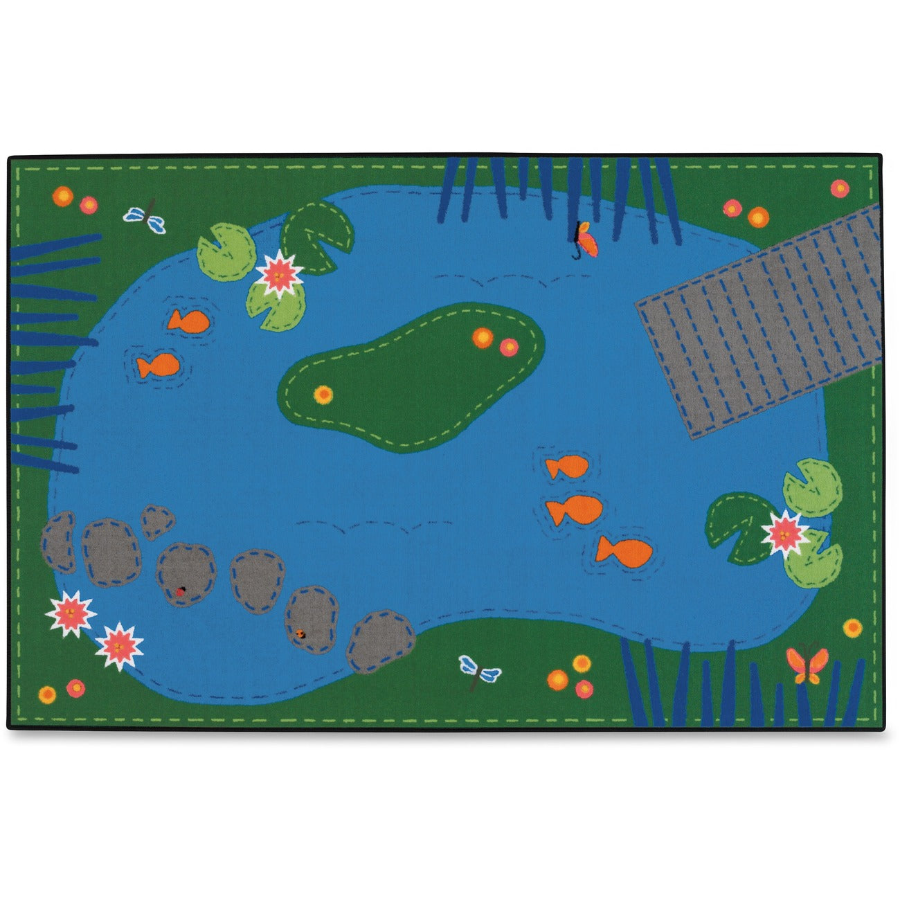 Rug Kvl+ Tranquil Pond 8X12