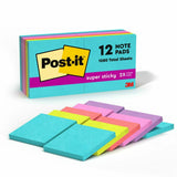 Post-it&reg; Super Sticky Notes - Supernova Neons Color Collection