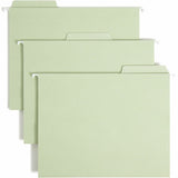 Smead FasTab 1/3 Tab Cut Letter Recycled Fastener Folder