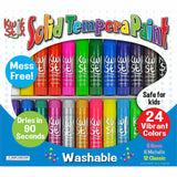 Kwik Stix Tempera Paint 24-color Mess Free Set