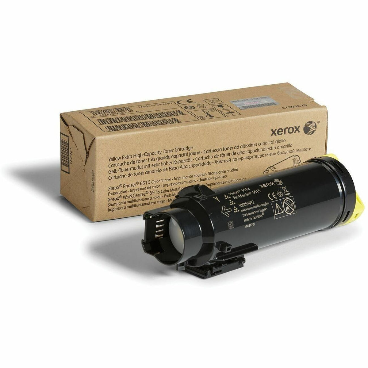 Xerox Original Extra High Yield Laser Toner Cartridge - Yellow - 1 Each