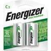 Energizer Battery Rchrgble C 2/Pk