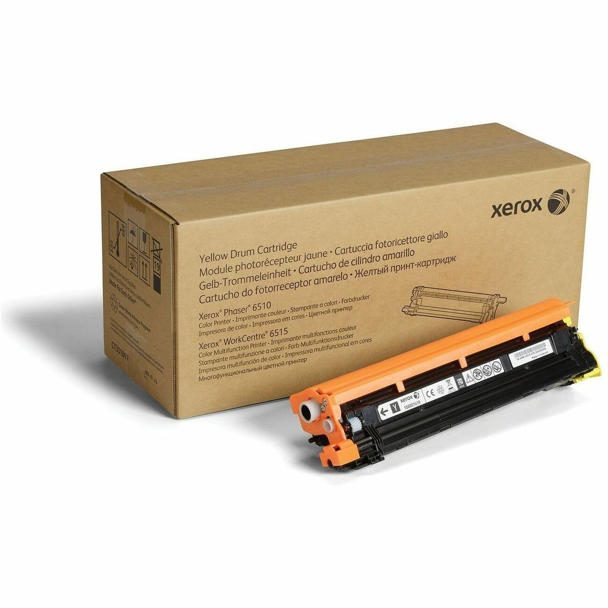 Xerox Yellow Drum Cartridge For Phaser 6510 / WorkCentre 6515, 48K Pages