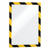 DURABLE DURAFRAME Twin-Color Border Self-Adhesive Document Frame - 2/Pack