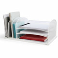 Onyx 3 Tray/3 Upright Section Desk Organizer