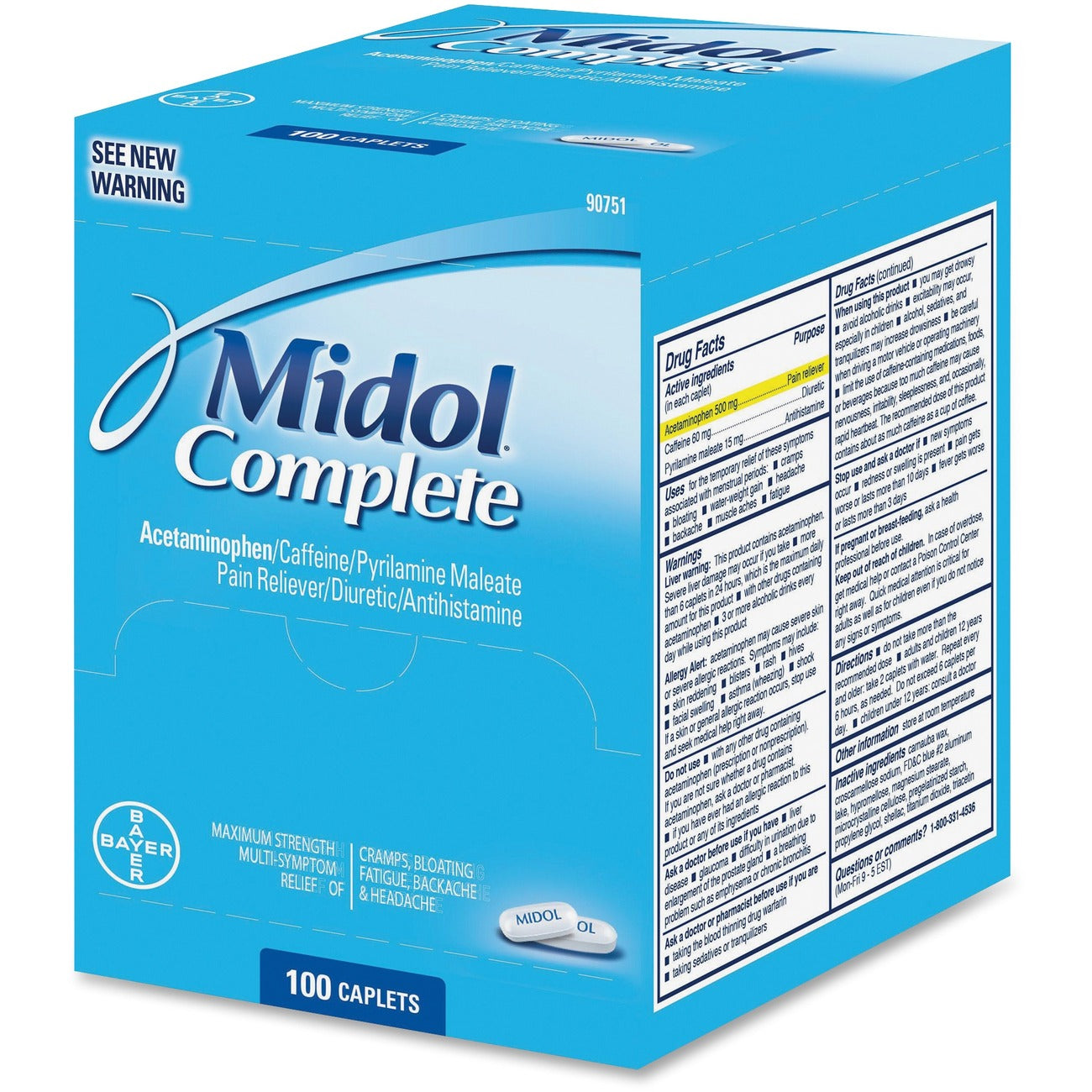 Westcott Medicine Midol 100/Bx