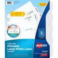 Avery Dividers Ezpeel Lrg 5Tb 4Pk