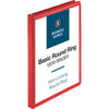 Business Source Binder View 0.5" Red