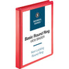 Business Source Binder View 1" Red