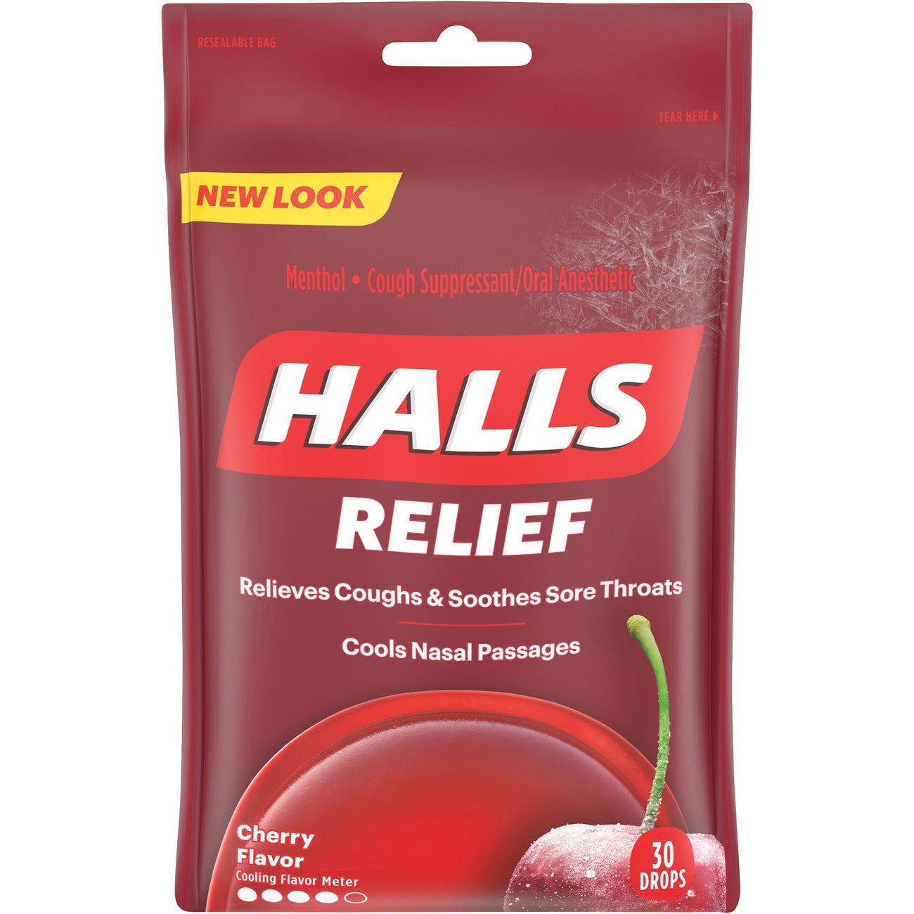 Lozenges Cherry Halls 30Pc