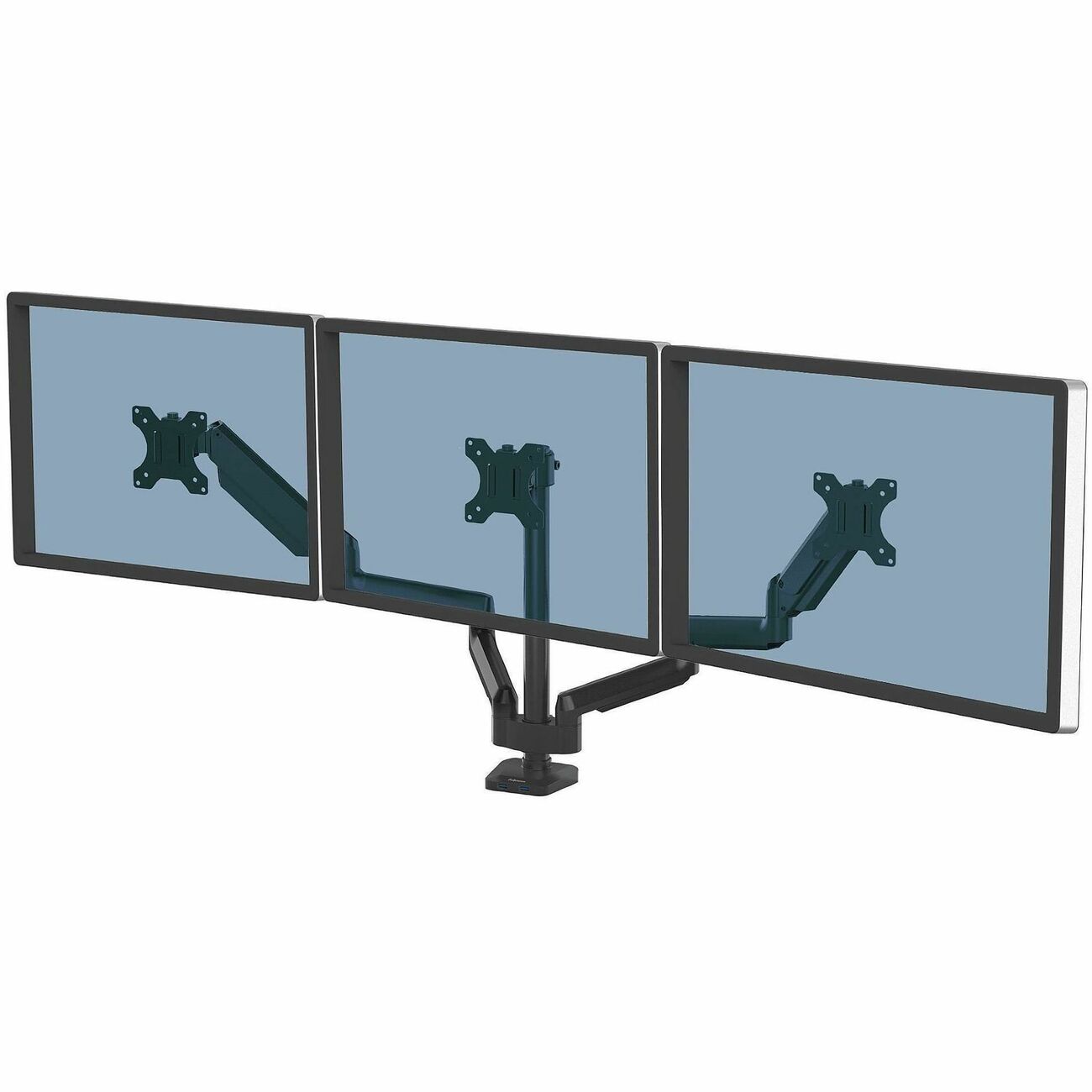 Fellowes Monitor Arm Triple Black