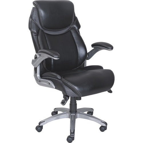 Lorell Wood-Base Executive Mesh Chair