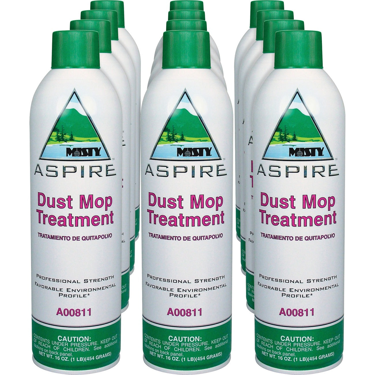 Cleaner Dust Mop Treatment