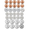 Magnets Us Coins 28Pc