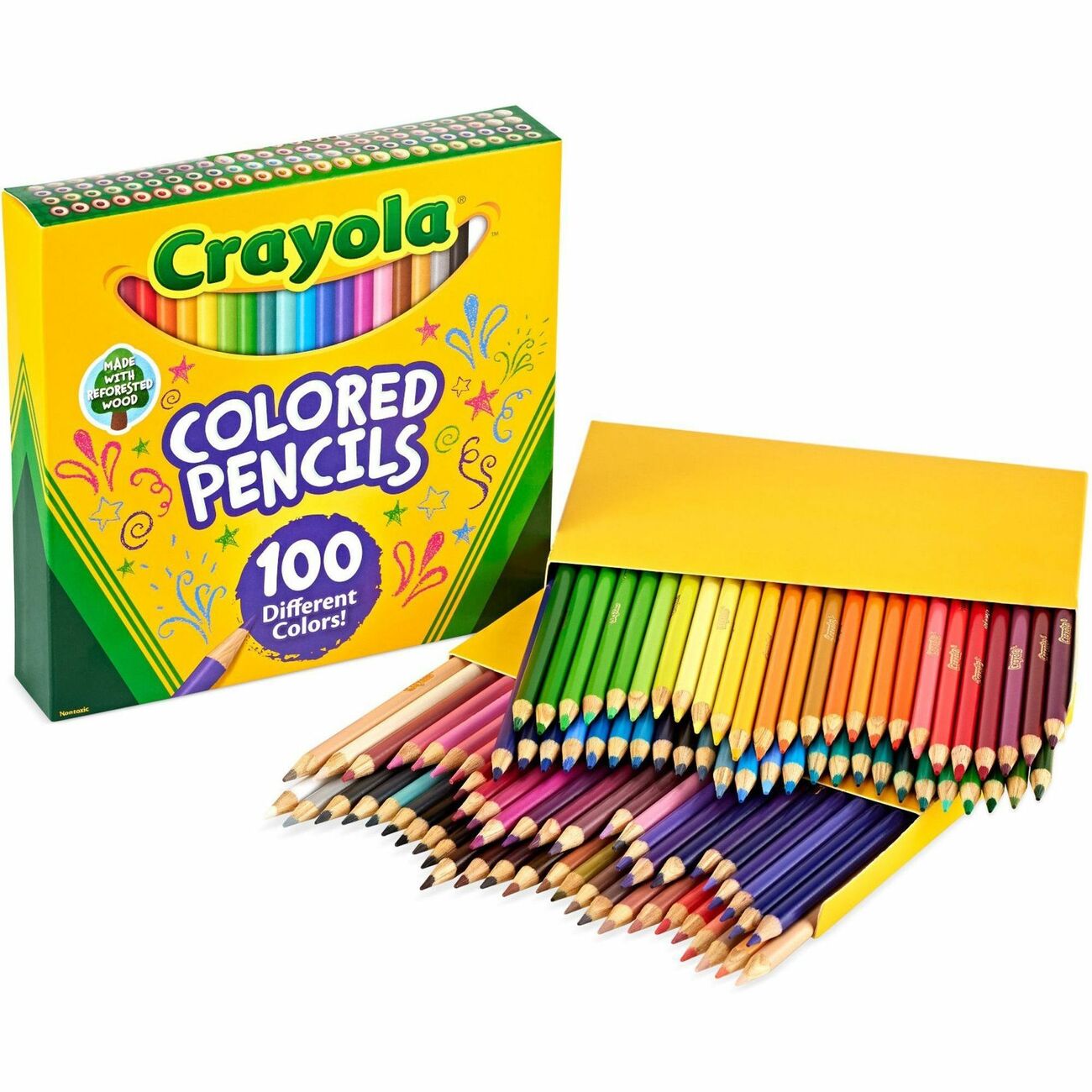 Crayola Pencils Colored 100Ct Ast