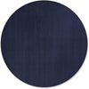 Rug Solid Round 6 Navy