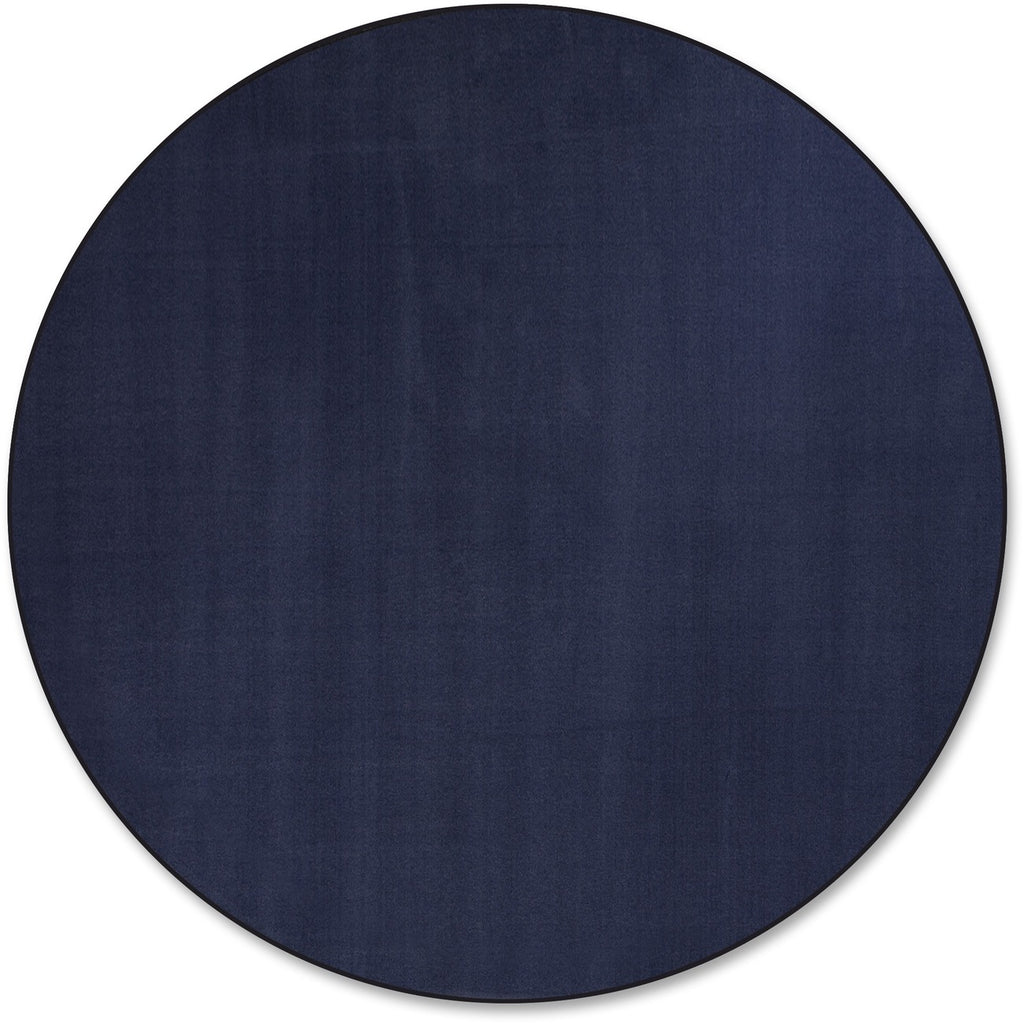 Rug Solid Round 6 Navy
