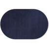 Rug Solid Oval 76"X12 Nvy