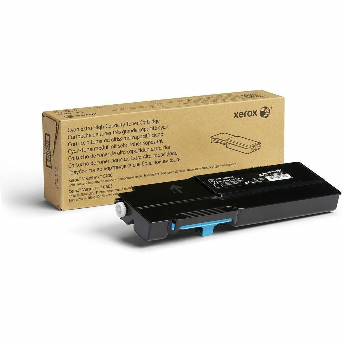 Xerox Original Extra High Yield Laser Toner Cartridge - Cyan - 1 Each
