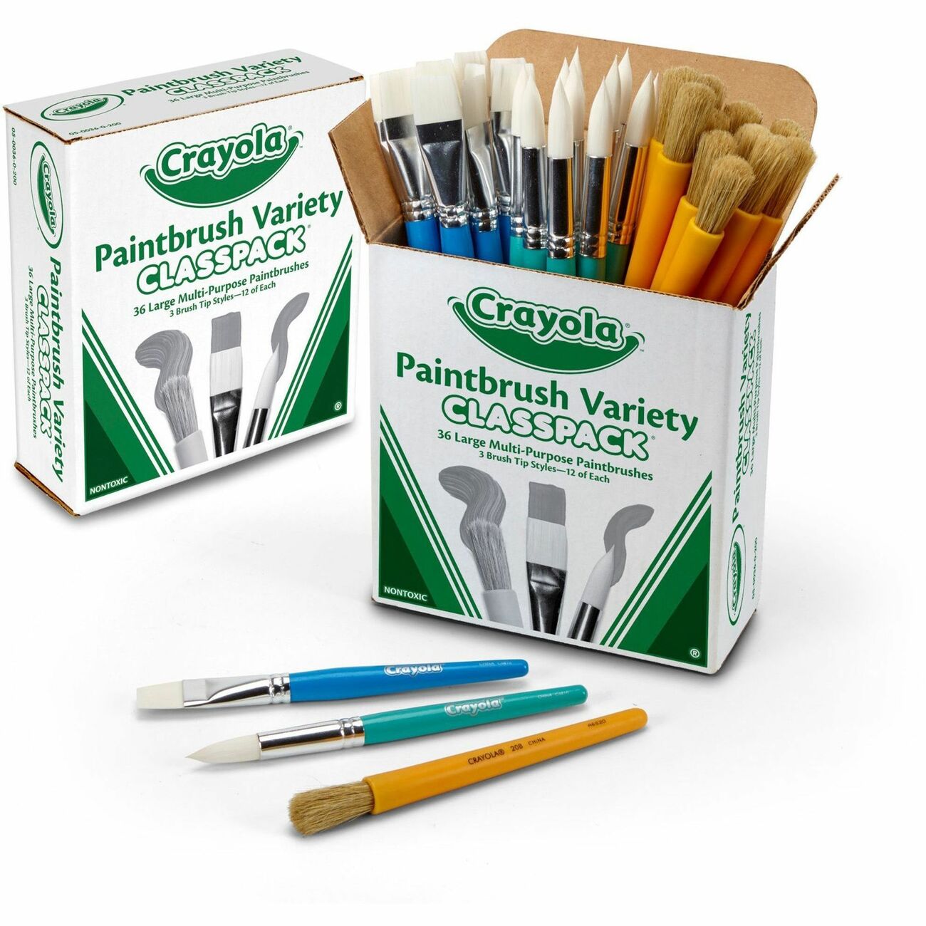 Crayola Brush Paint Classpack 36Ct