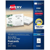 Avery Cards Post Inkjet 4X6 We 50