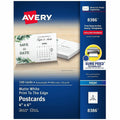 Avery Cards Post Inkjet 4X6 We 50