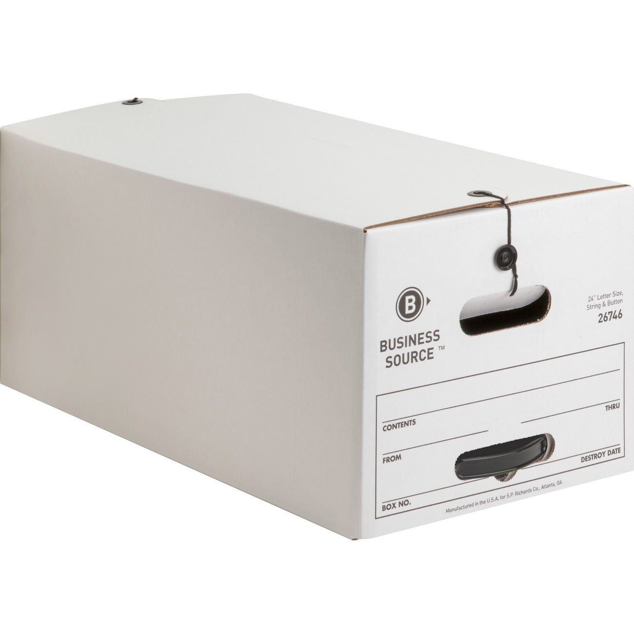 Business Source Boxes Stor Stg&Btn Ltr 12Pk