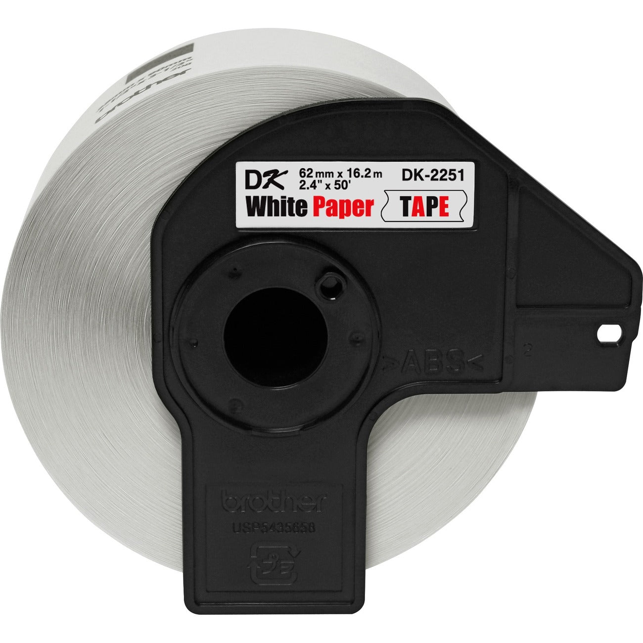 Brother Label 2.4'X50 Bk/Rd On We