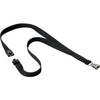 Durable Lanyard Textile 0.5In Blk