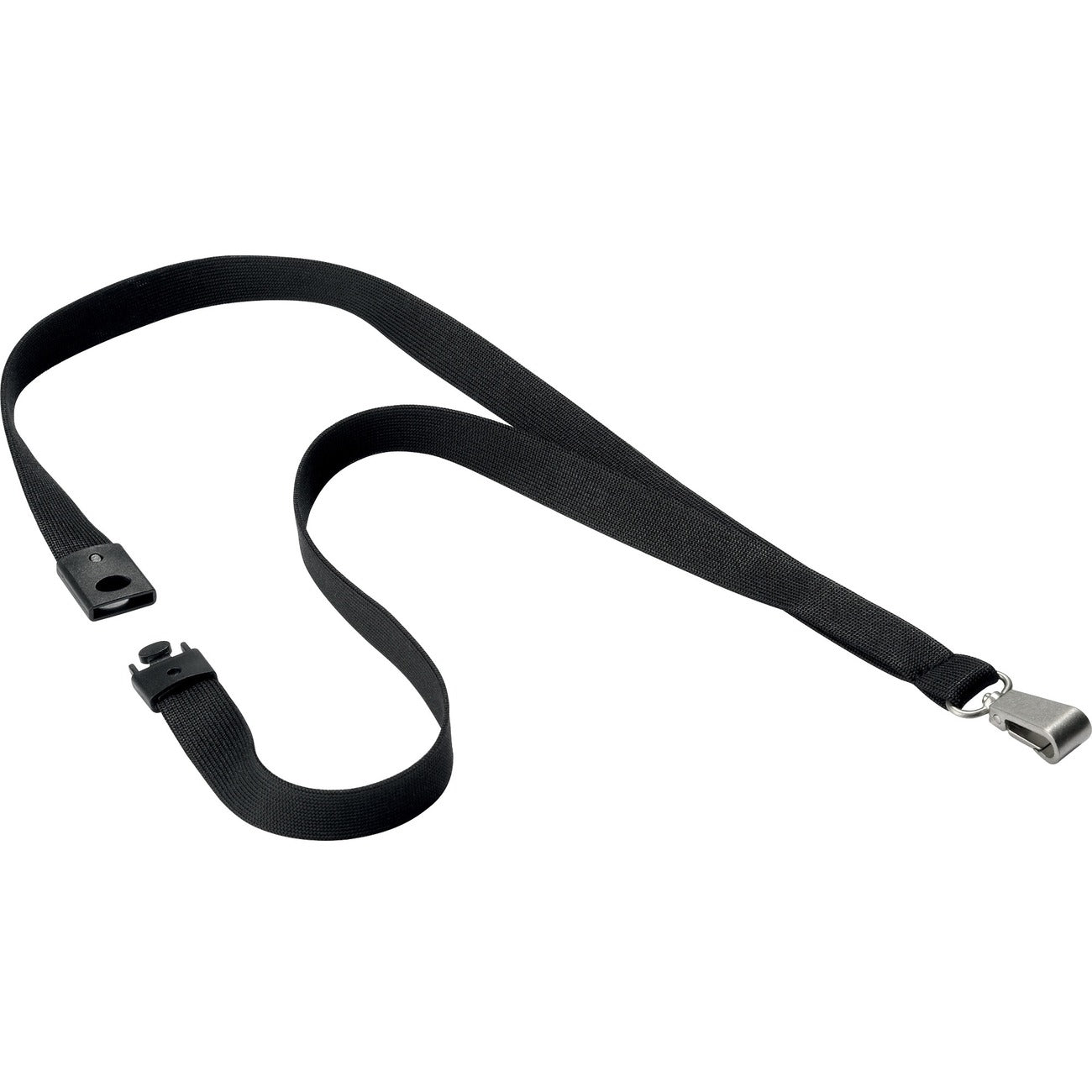 Durable Lanyard Textile 0.5In Blk
