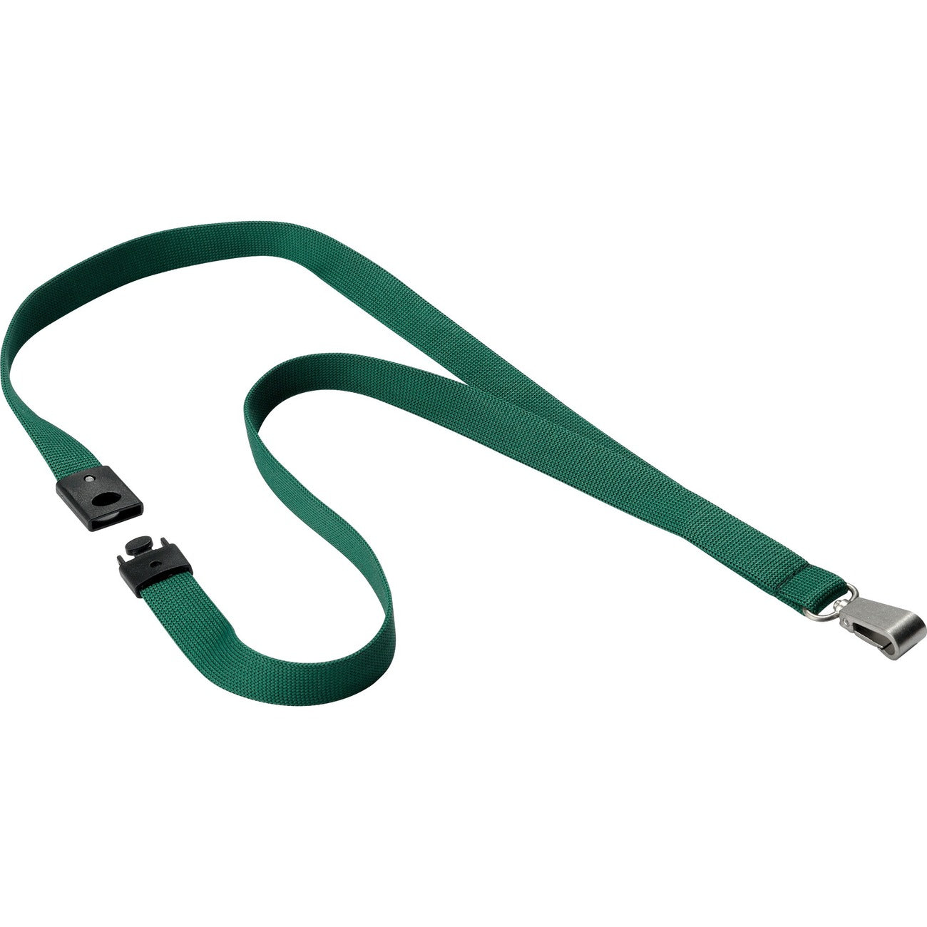 Durable Lanyard Textile 0.5In Dkgrn