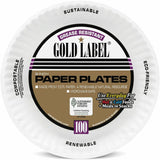 Gold Label 9" Dinnerware Paper Plates