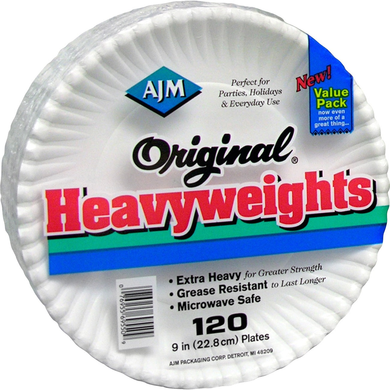 Plate Paper Hvyweight 9' We