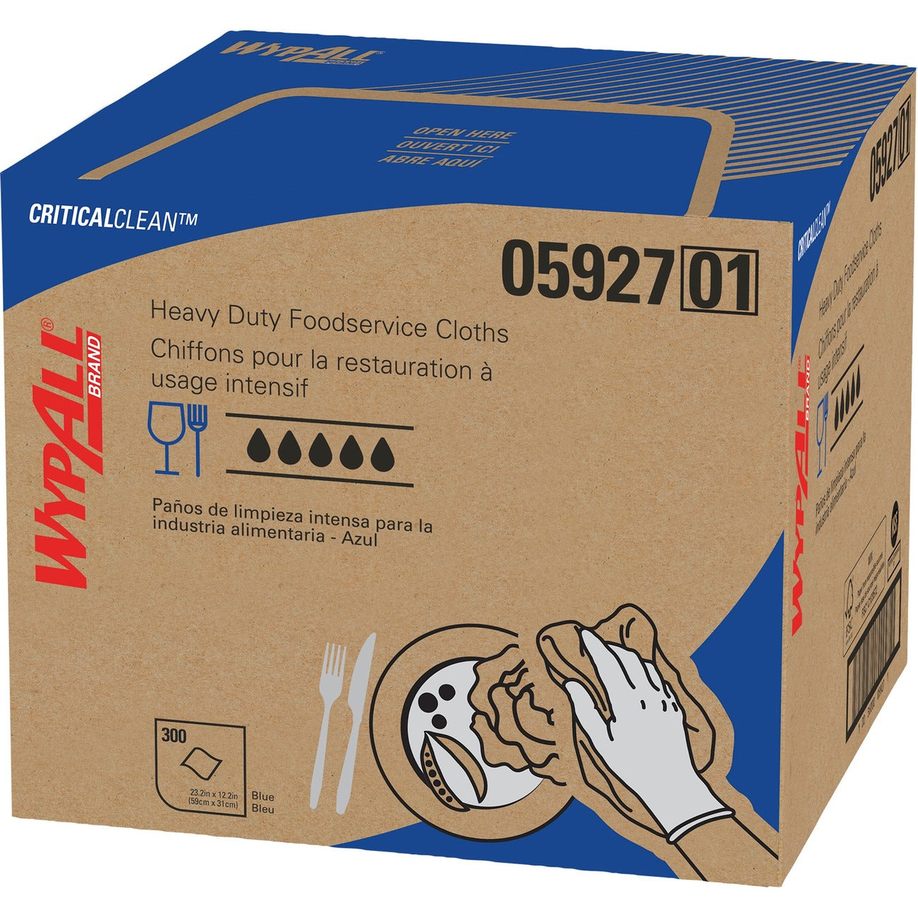 Kimberly-Clark Professional Cloth Foodservice Blue