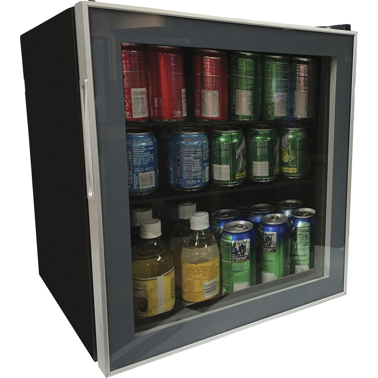 Refrigerator 1.6Cf Glass Bk