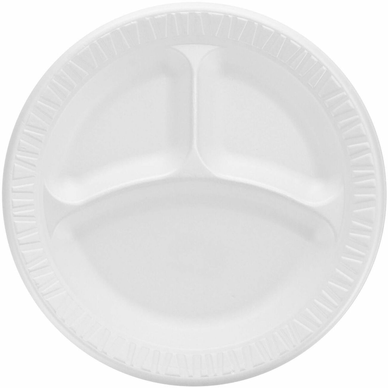 Plate 9 In Foam White 3C