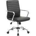 Chair Task Vinyl Black