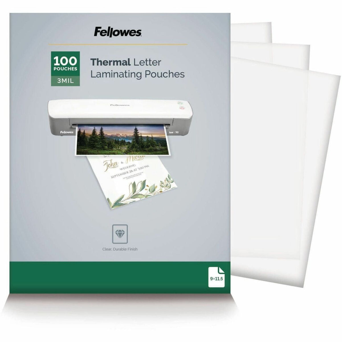 Fellowes Pouch Lmntng Ltr 3Ml 100Pk