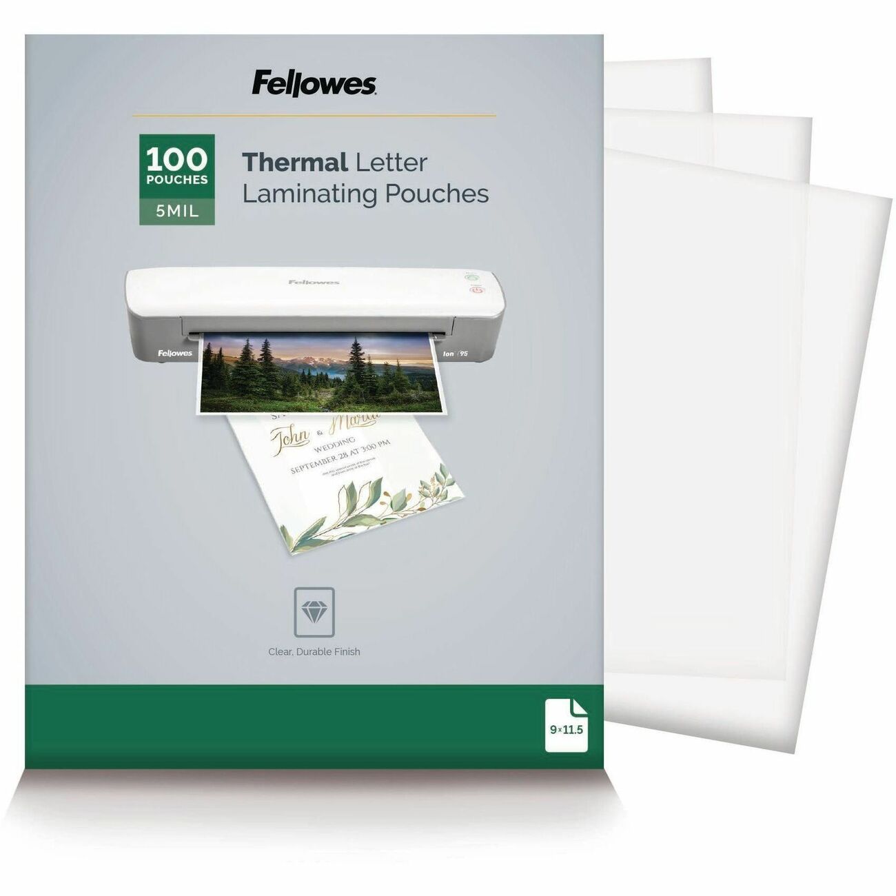 Fellowes Pouch Lmntng Ltr 5Ml 100Pk