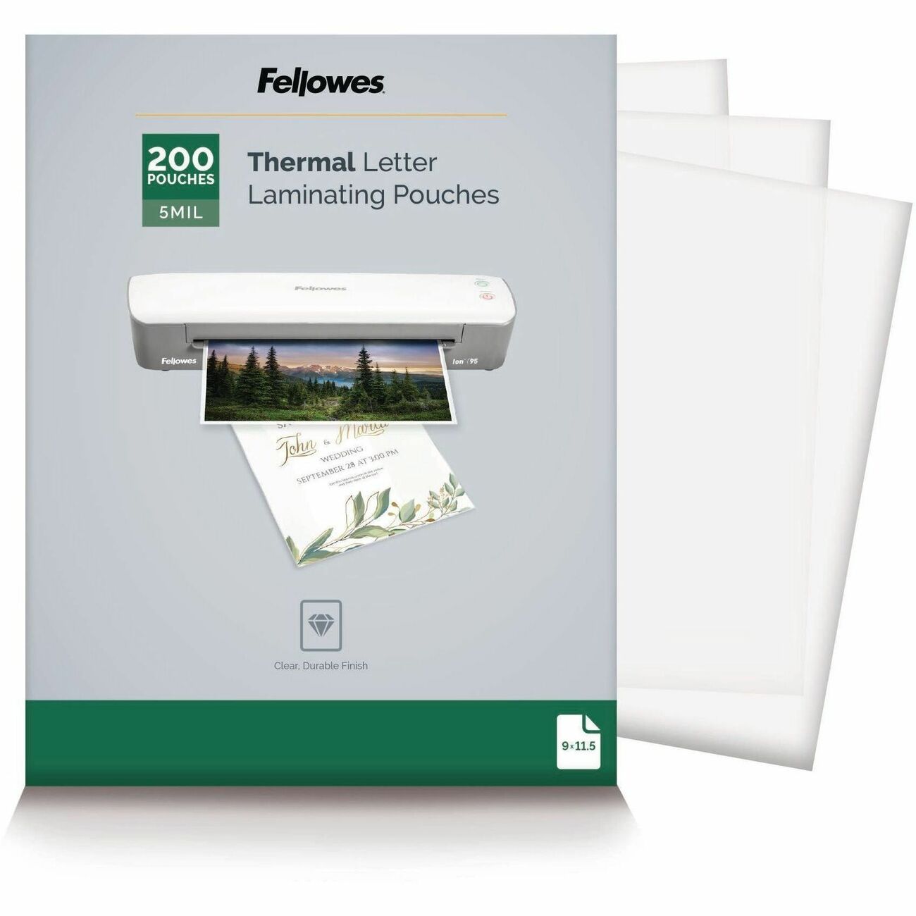 Fellowes Pouch Lmntng Ltr 5Ml 200Pk