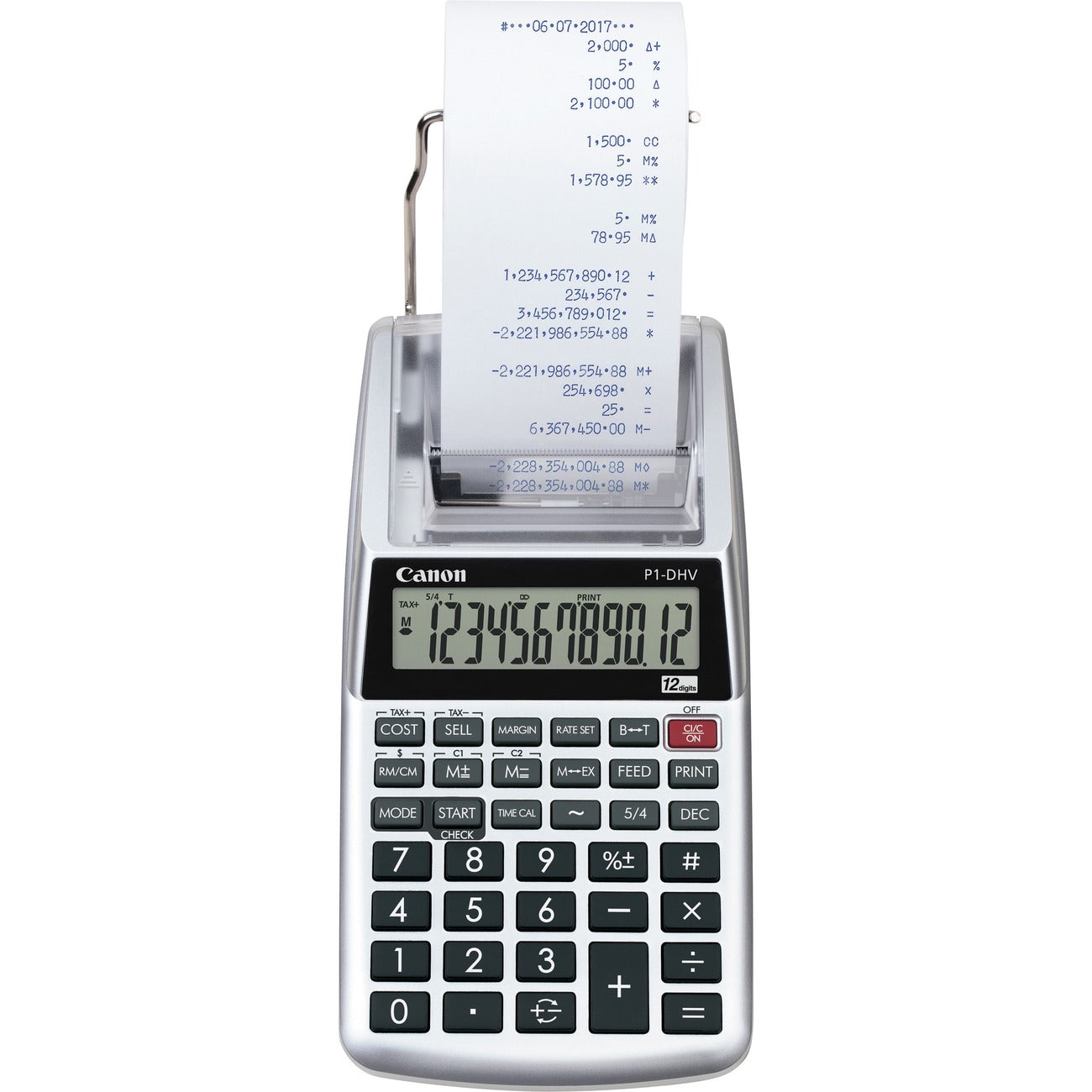 Canon Calc Prt 12 Dgt Tax Hnd Hld