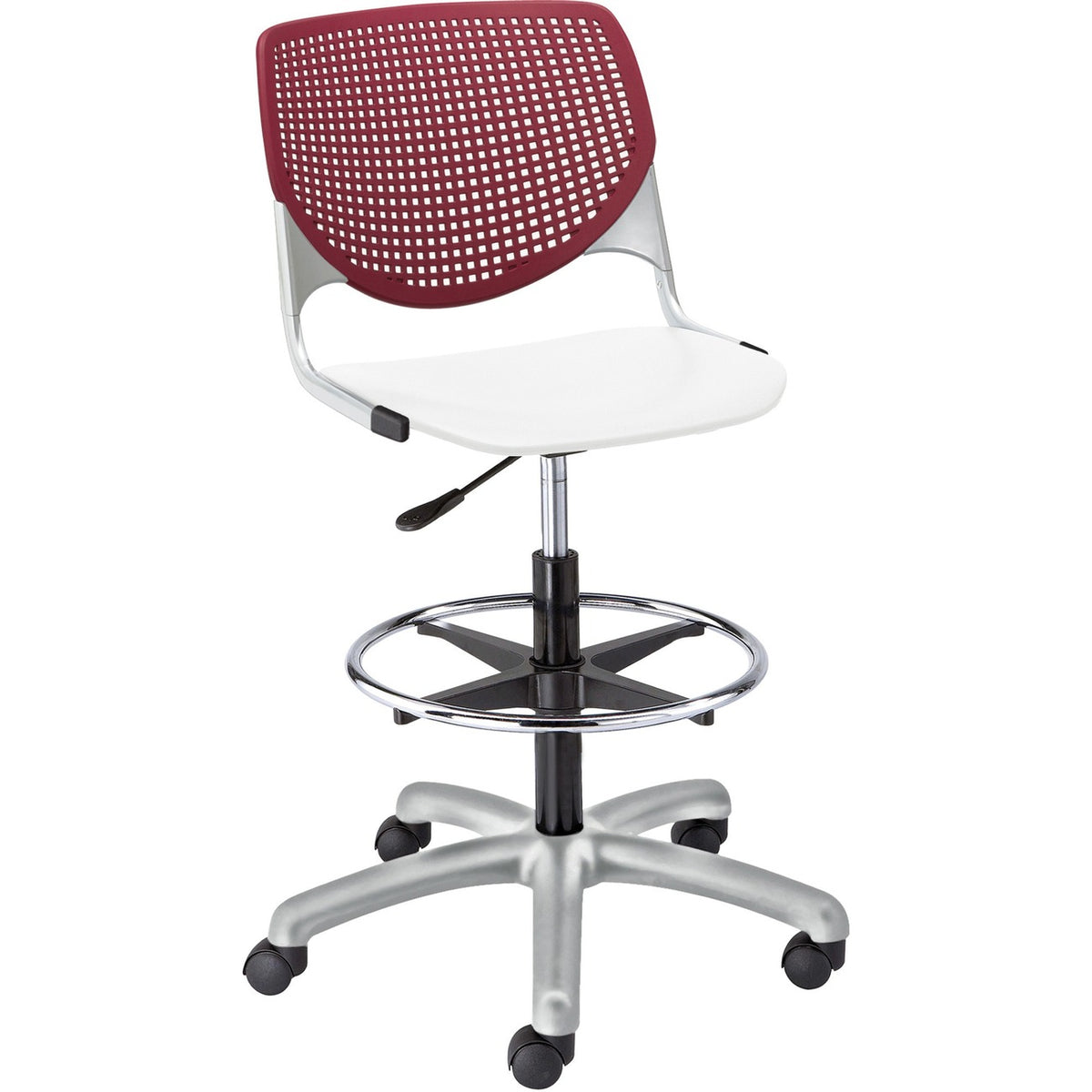 KFI Kool Collection 2300 Armless Stool with Casters