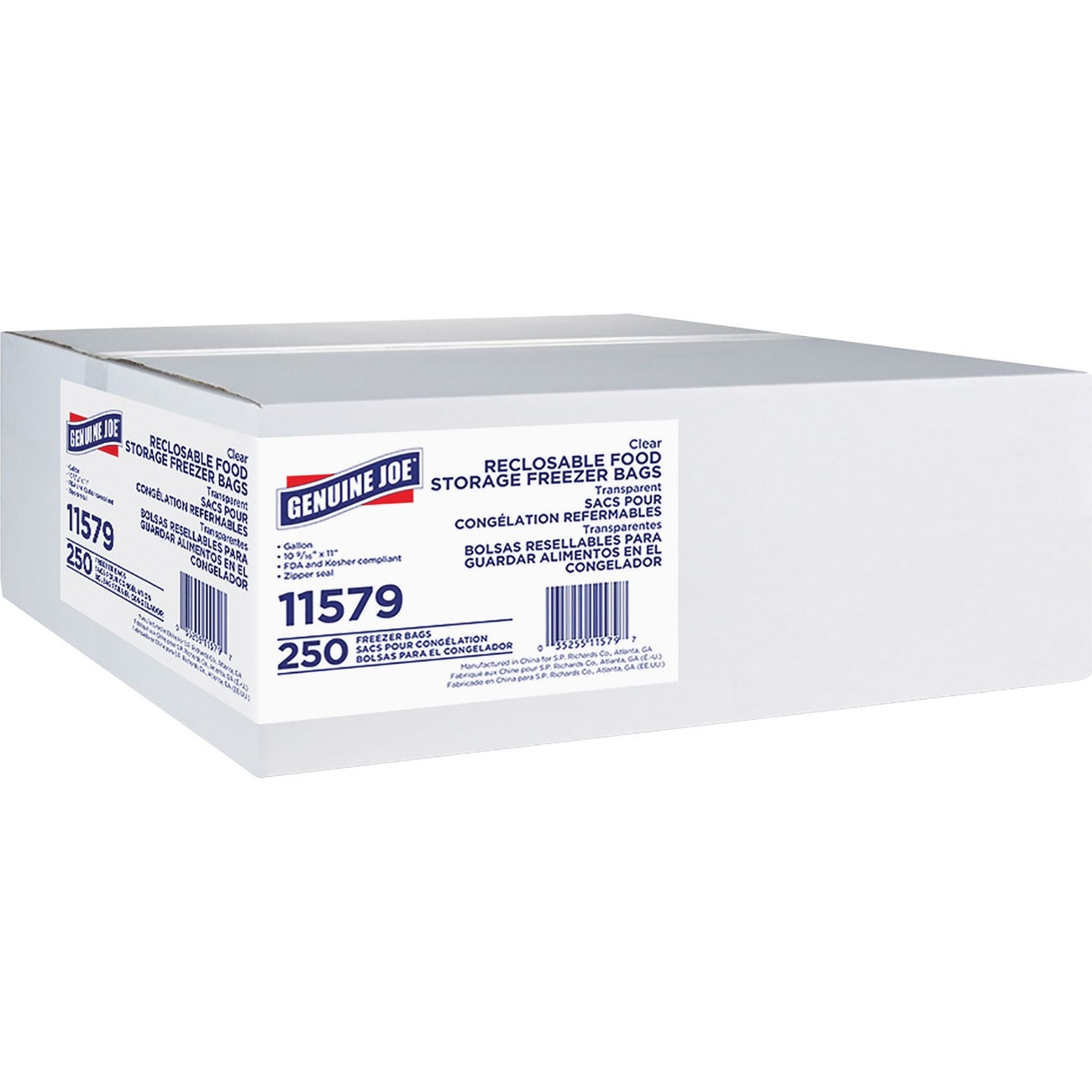 Genuine Joe Bag Freezer 1 Gal Reclose