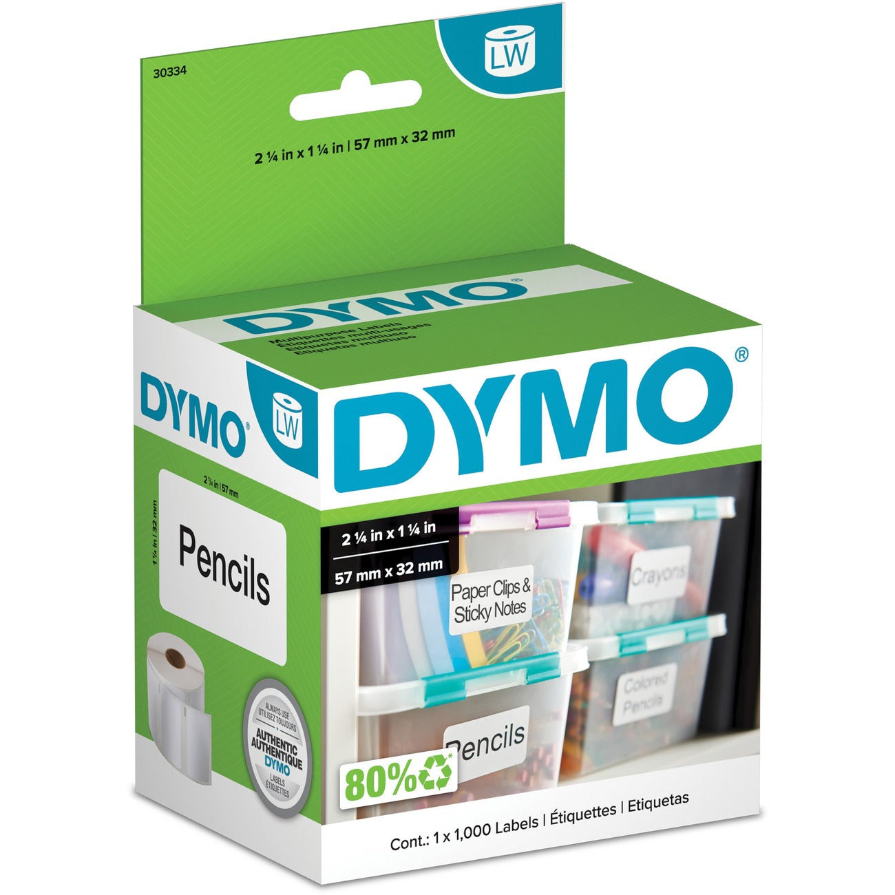 DYMO Label Lw 2.25' X 1.25'