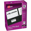 Avery Folder 2-Pocket Letter Blk